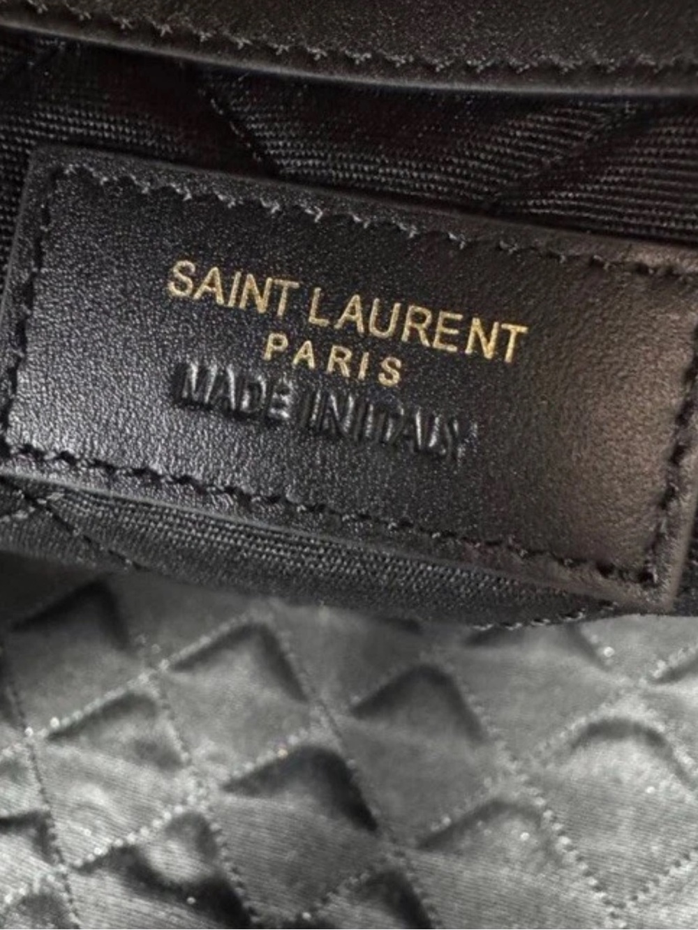 YSL Giant Quilted Leather Weekender Travel Bag! NWT! - Picture 8 of 9